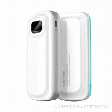 Power Bank with 5,200mAh Battery Capacity